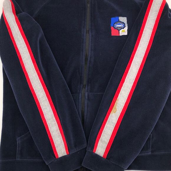 NASCAR Jimmie Johnson Lowes Racing velour track jacket - Picture 5 of 6